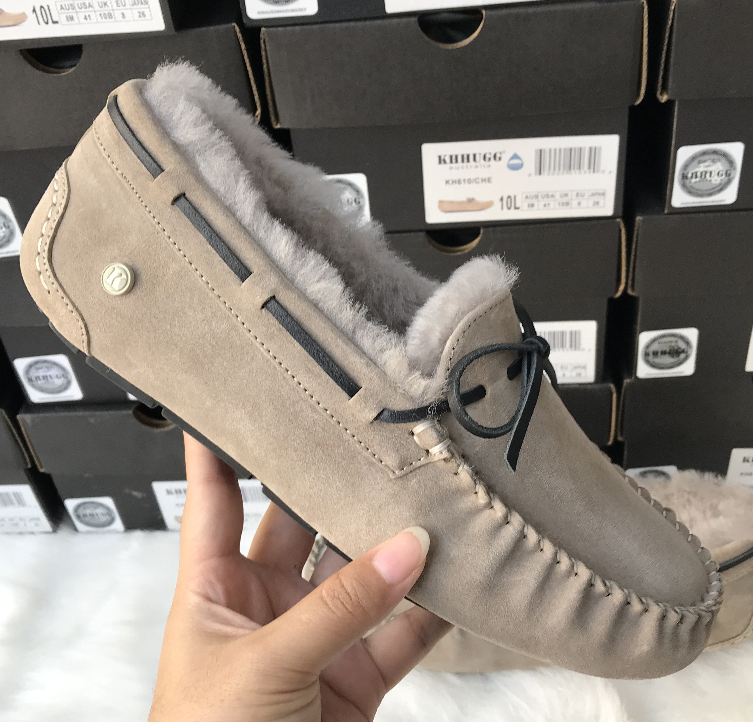 豆豆鞋男2023秋冬新款 真皮黑色软底懒人潮流休闲英伦韩版KHΗUGG,淘宝优惠券,粉丝福利购,淘宝优惠卷