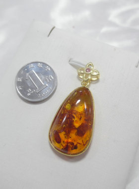 女士天然石原创设计吊坠项链坠子