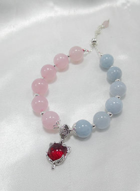 手镯珍珠天然石手链手作可拉伸女