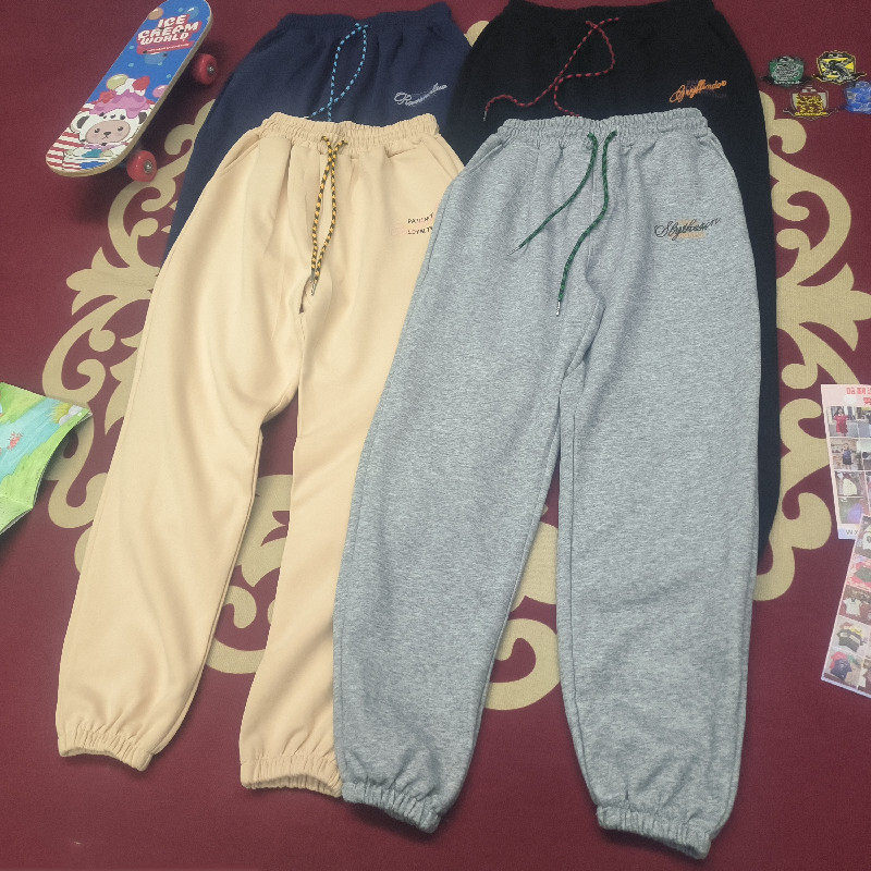 哈利波特斯莱特林高腰抽绳卫裤女哈伦裤束脚百搭休闲裤通勤运动裤,淘宝优惠券,粉丝福利购,淘宝优惠卷