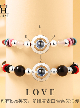 投影定制照片免费刻字代写贺卡