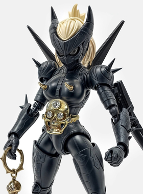 Memento Mori 骷髅头14k金钻石戒指