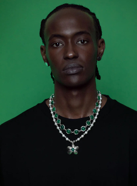 Veert 24SS The Flower Pearl Bead Chain 珍珠项链