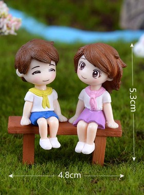 摄影可爱风蛋糕校园凳子小摆件