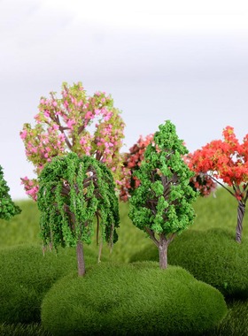 塑料植物微景观摄影手工小摆件