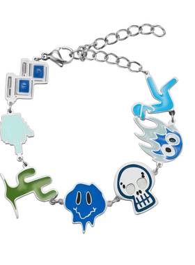 克鲁兹卡通可爱手镯在利基设计容易匹配嘻哈夫妇的男人和女人的手