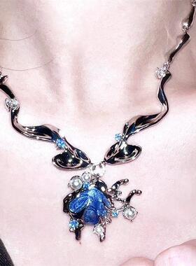 《恋与深空》祁煜人鱼吊坠项链动漫周边衍生二次元原创手作锁骨链