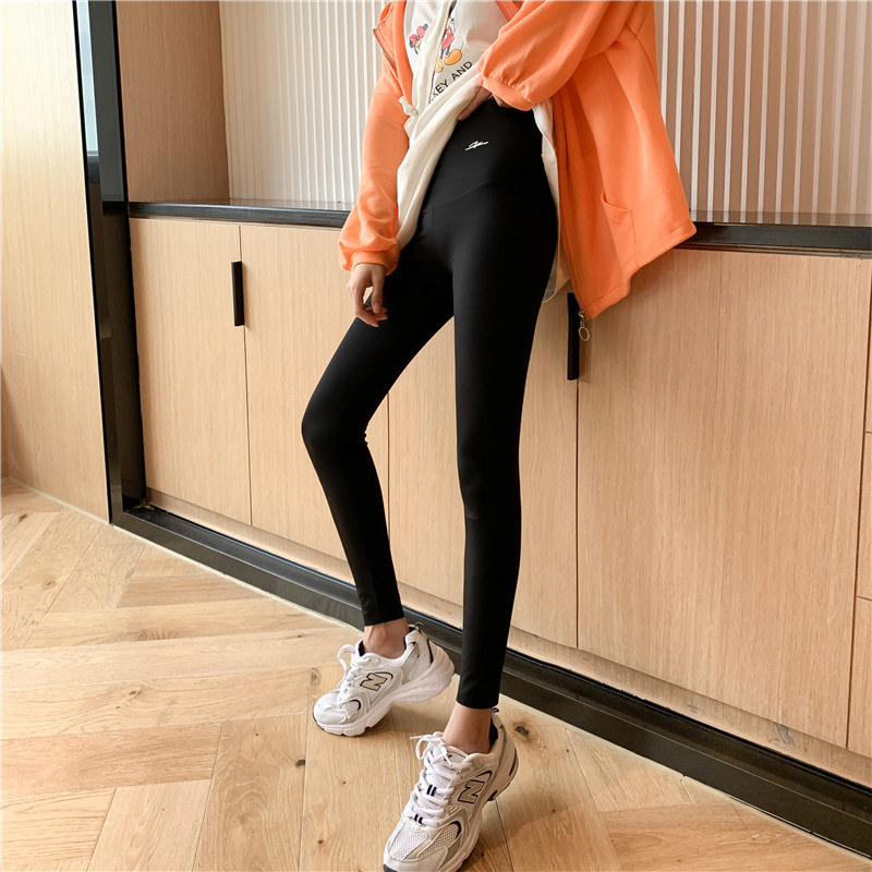 鲨鱼皮女高腰显瘦提臀芭比打底裤 伊索芙打底裤