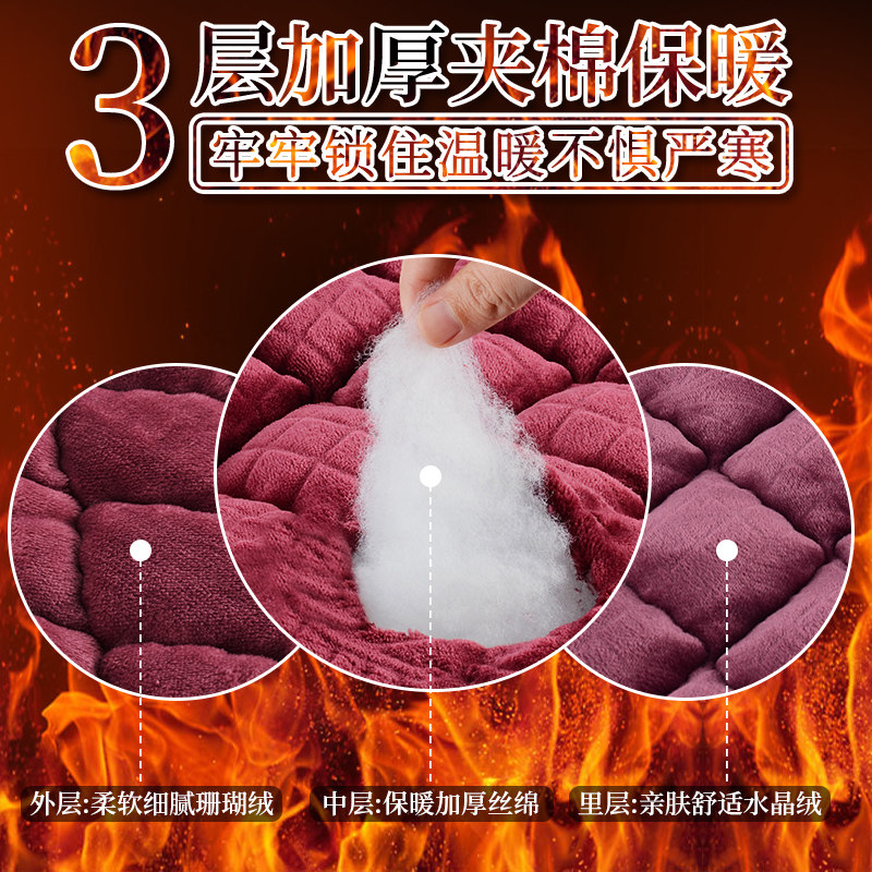 冬季中老年人妈妈装宽松法兰绒睡衣 意米缇睡衣/家居服套装