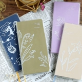 Примечание для учетных записей Silm Hand Print Plastic Leking Weeks Fresh Transparent Book Book Book