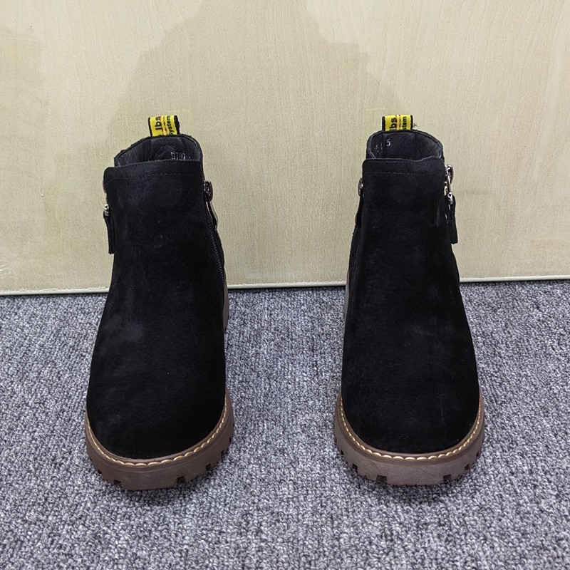 35码断码清仓处理磨砂短靴女秋冬加绒粗跟侧拉链马丁靴显瘦瘦瘦靴,淘宝优惠券,粉丝福利购,淘宝优惠卷