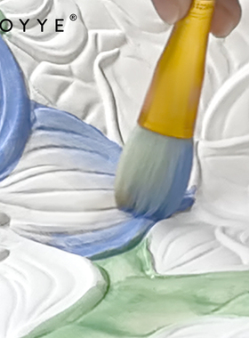 K11JOYYE釉下彩轻奢陶瓷艺术盘乔迁之喜果盘高端精致高颜值手绘盘