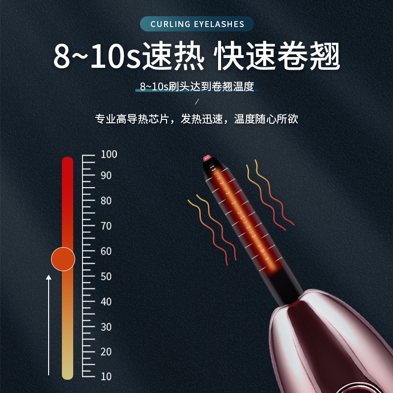 蒙丽丝旗舰店【薇垭推荐】烫睫毛神器睫毛夹持久定型电热电动加热自己烫卷翘器1