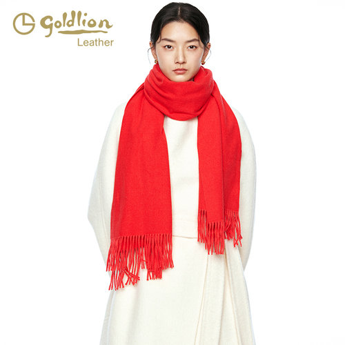 金利来围巾女2025新款秋冬气质韩版百搭披肩情侣加厚围脖潮流保暖 - 图2