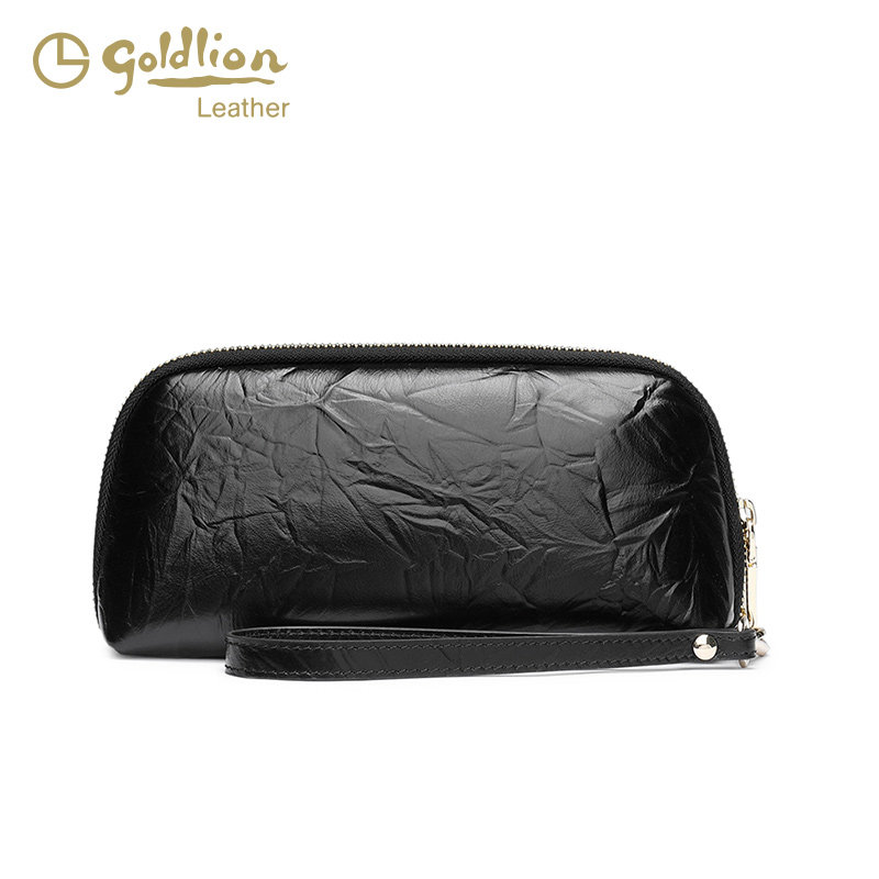 金利来真皮女包卡包2026新款大容量手机零钱包黑色百搭牛皮手拿包,淘宝优惠券,粉丝福利购,淘宝优惠卷