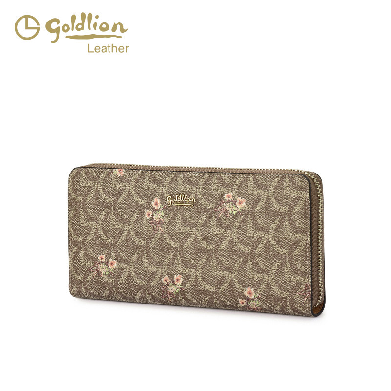 金利来钱包长款女轻奢新款时尚手拿包印花多功能零钱包女钱夹手包,淘宝优惠券,粉丝福利购,淘宝优惠卷