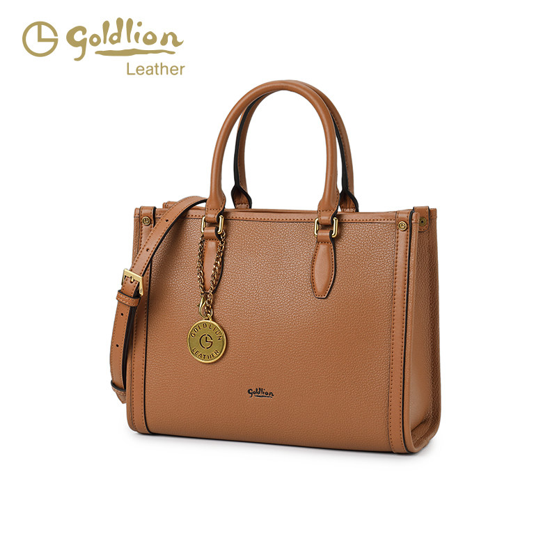 金利来2023春季新款真皮时尚手提包 金利来女包女士包袋