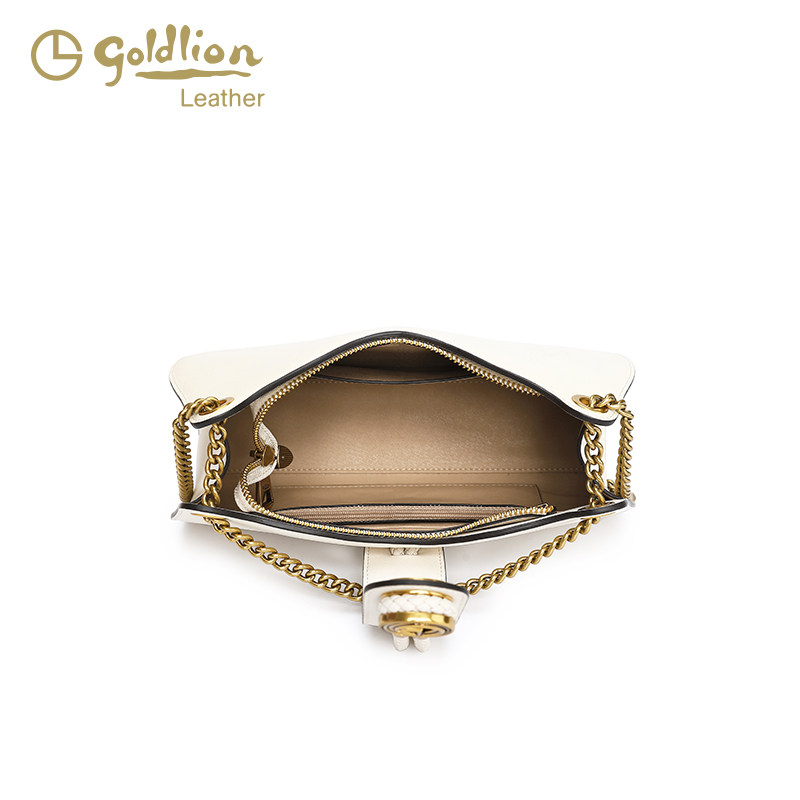 金利来2023新款真皮女士小众斜挎包 金利来女包女士包袋