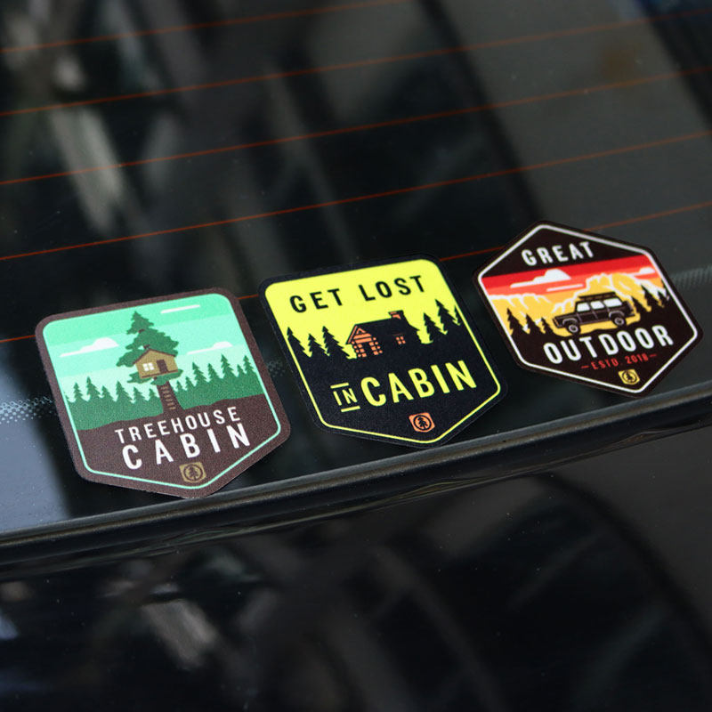 户外露营车贴汽车个性创意反光车身贴坦克300越野卡通探险装饰贴,淘宝优惠券,粉丝福利购,淘宝优惠卷