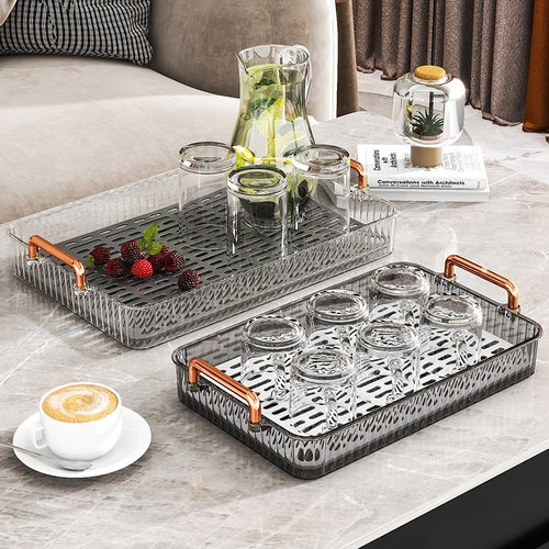 Tea tray, living room, light luxury tea sets, cup rack杯子架 - 图0