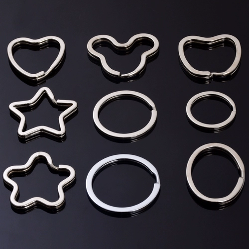 Брелок из нержавеющей стали, ткань для ключей с застежкой, аксессуар, DIY