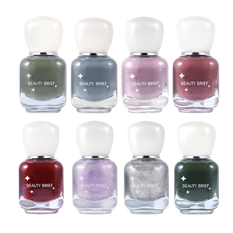 MINISO名创优品小方糖指甲油水性可撕拉粉色亮片珠光免烤速干持久,淘宝优惠券,粉丝福利购,淘宝优惠卷