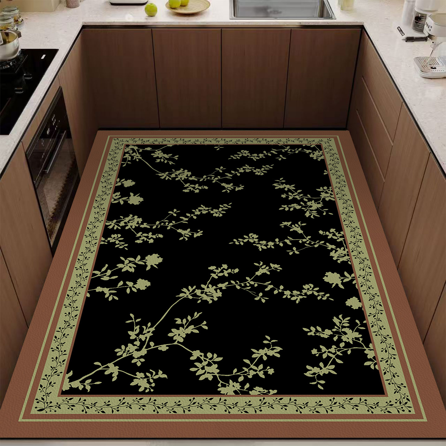 French thickened leather kitchen wipeable and washable