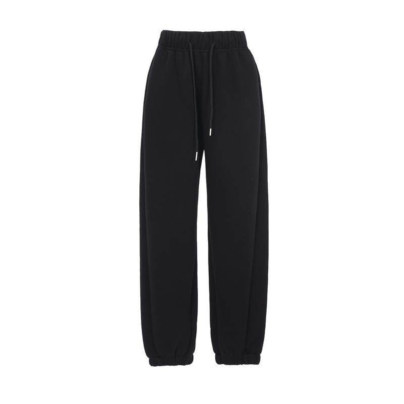 她图女士2024秋季新款小个子松紧腰休闲裤百搭宽松束脚裤束脚裤子,淘宝优惠券,粉丝福利购,淘宝优惠卷