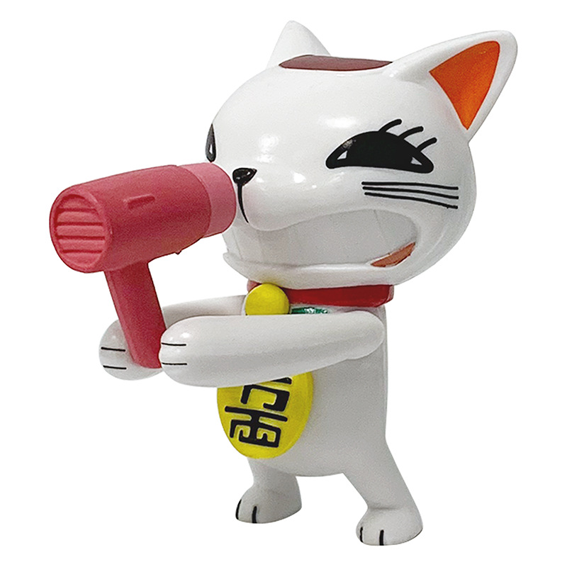 超自然武装胆大党 高速婆婆侧躺睡姿 卧姿招财猫公仔手办模型摆件 - 图2