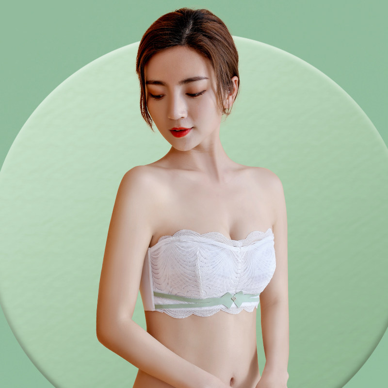 肩带夏季聚拢防滑大胸显小文胸罩 媄禾文胸