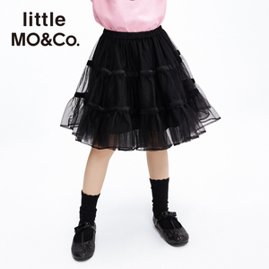 little moco童装女童半身裙网纱蓬蓬裙裙子儿童半裙公主裙女童裙