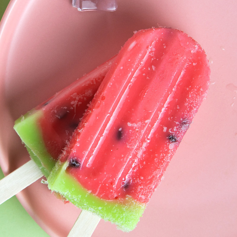 20支 艾冰客霸气西瓜棒冰75g西瓜味冰棒冰棍网红雪糕冷饮雪泥批发