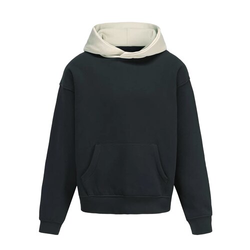 SCARED OF KARMA COLORBLOCKED HOODIE 拼色卫衣帽衫宽松休闲 - 图1
