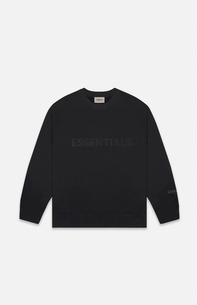 新款 FOG Fear Of God Essentials LOGO 胸前印花长袖套头卫衣 - 图3