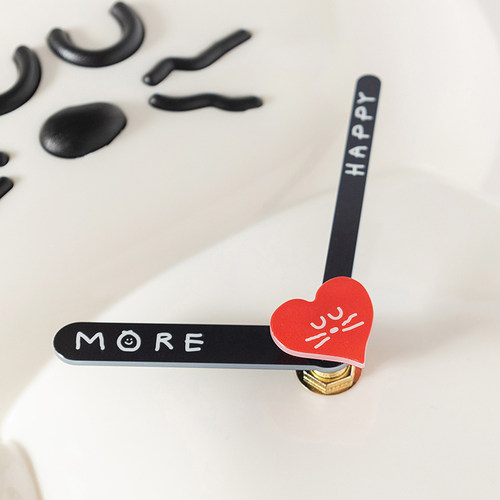 韩国aland brunch brother 联名款 可爱摇尾巴猫咪墙上挂钟 时钟 - 图2