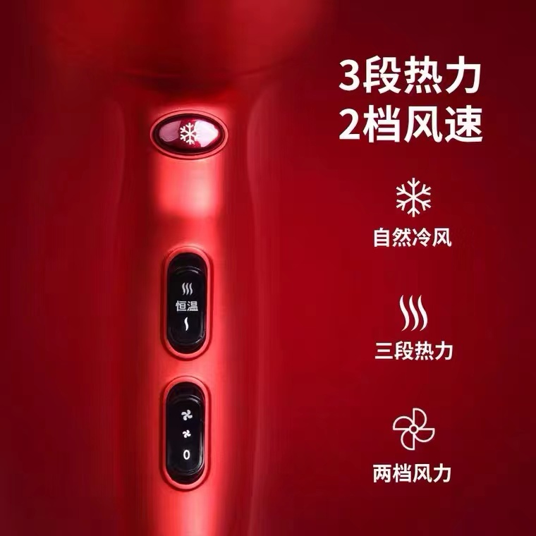 沙宣吹风机负离子电吹风恒温家用大功率2000w冷热速干吹风筒护发