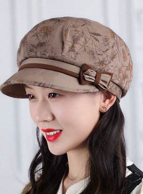 女士韩版春秋天鸭舌帽时尚贝雷帽