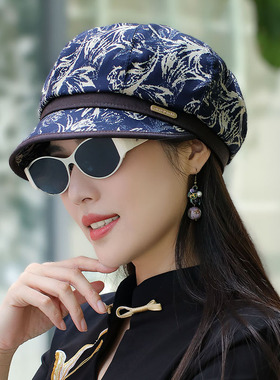 秋季中老年妈妈显脸小软鸭舌帽