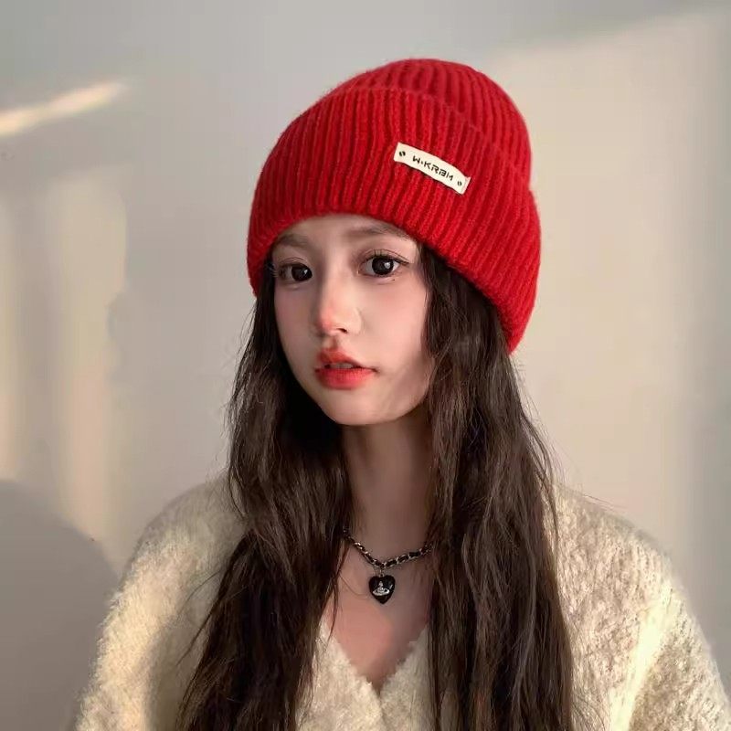 新款本命新年围巾帽子手套二三件套女冬季保暖围脖酒红色针织毛线,淘宝优惠券,粉丝福利购,淘宝优惠卷