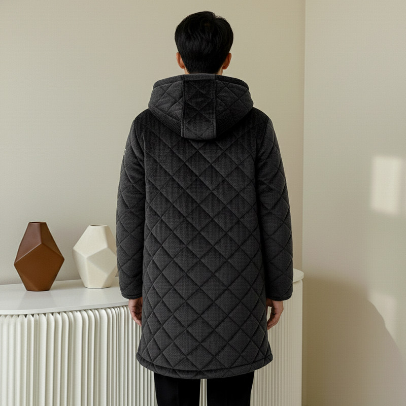 冬季大码爸爸工作棉衣棉服加绒中长款四川省服罩衣连帽巨厚C07,淘宝优惠券,粉丝福利购,淘宝优惠卷