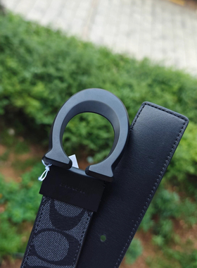coach蔻驰男士宽版皮带扣