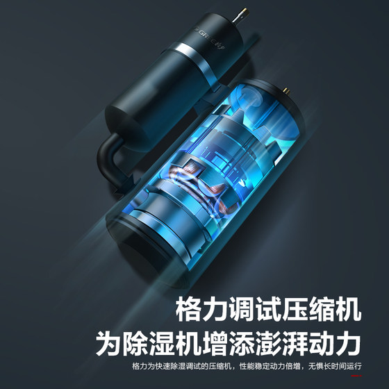 格力除湿机小型家用20升抽湿器客厅卧室节能干燥机除湿烘干一体机