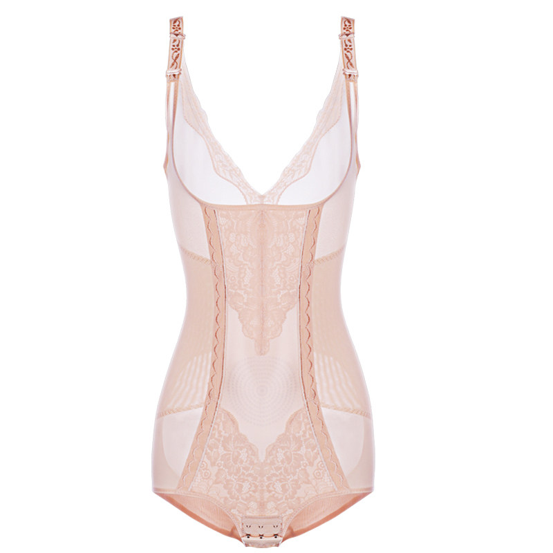 Enhanced version of one-piece body-shaping bra that burns fat, lifts hips and tightens hips