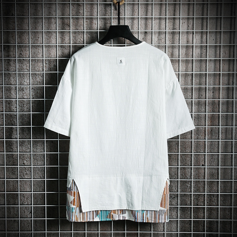 夏季唐装男短袖中国风中式青年汉服 恰如春服饰民族服装