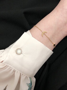 水冰月复古清新时髦水冰月手链