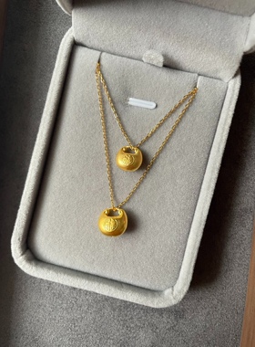 金坨坨小胖福项链颈链