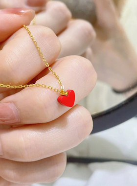 纯纯小甜心显白小甜心锁骨链