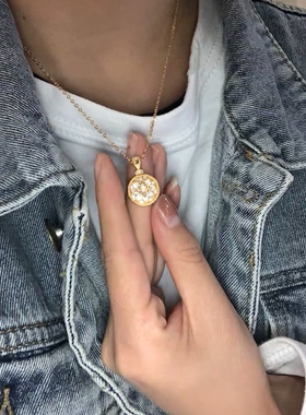 珐琅彩复古宫廷风纯银18K黄金