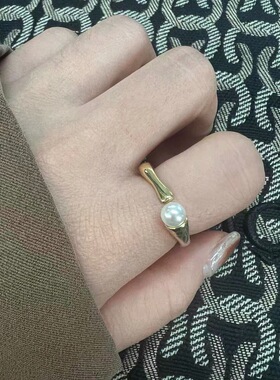 抬头安利！复古韵味珍珠戒指