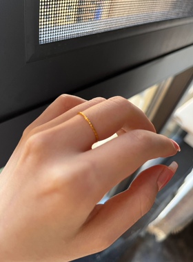 好看实用～简约耐看款细款戒指
